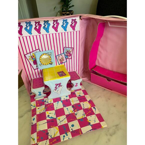 Vintage 1988 Pink Ballerina Barbie Doll Case - Picture 2 of 7